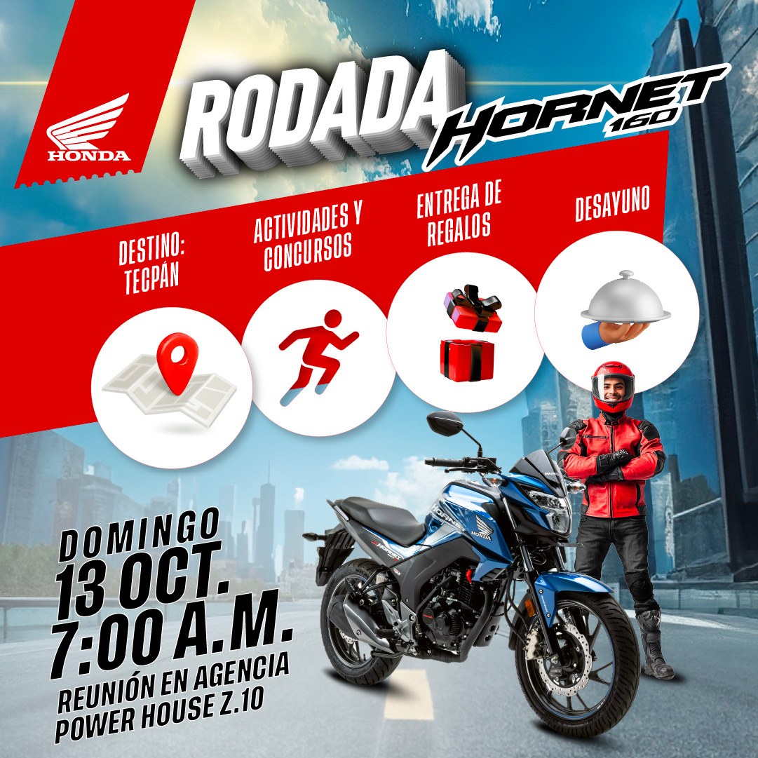 Post promocional Hornet rodada